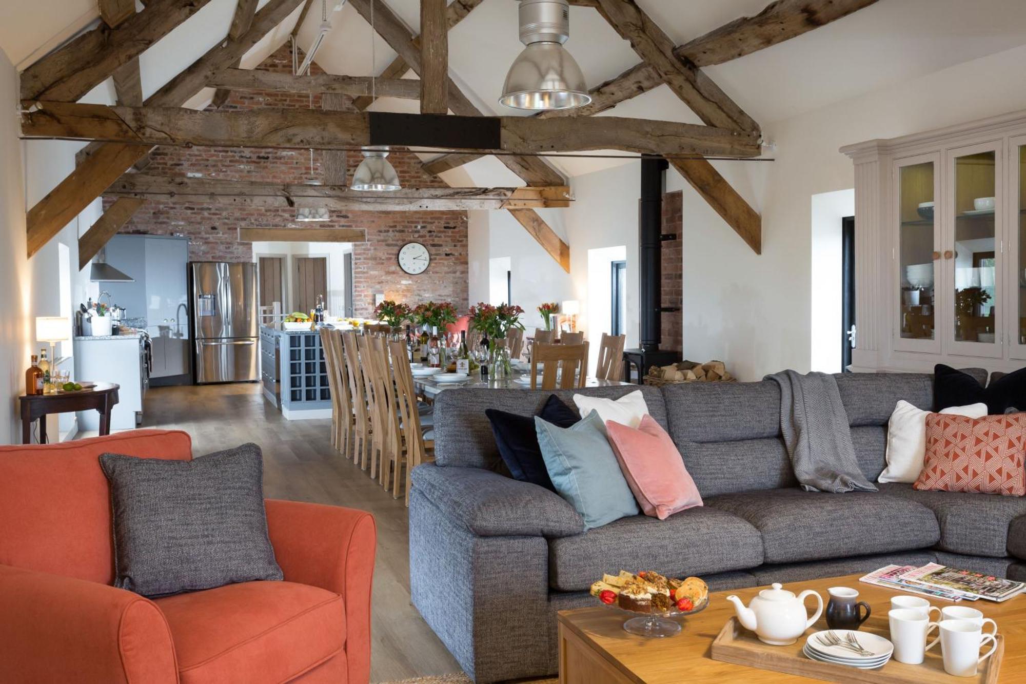 The Barn At Plas Ashpool Sleeps 8 Llandyrnog Exterior foto